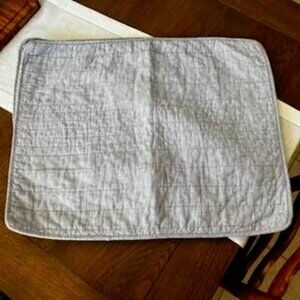 Brooks Brothers Linen Cotton Pillow Shams Standard Washed Light Blue Quality